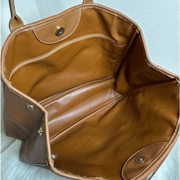 💯Authentic Long Champ Leather Tote Handbag🍀 - Picture 7 of 13